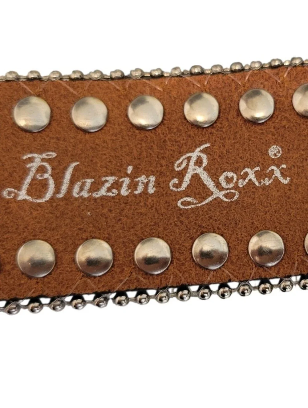 Blazin Roxx Black Leather Rhinestone Concho Western Belt S NWOT